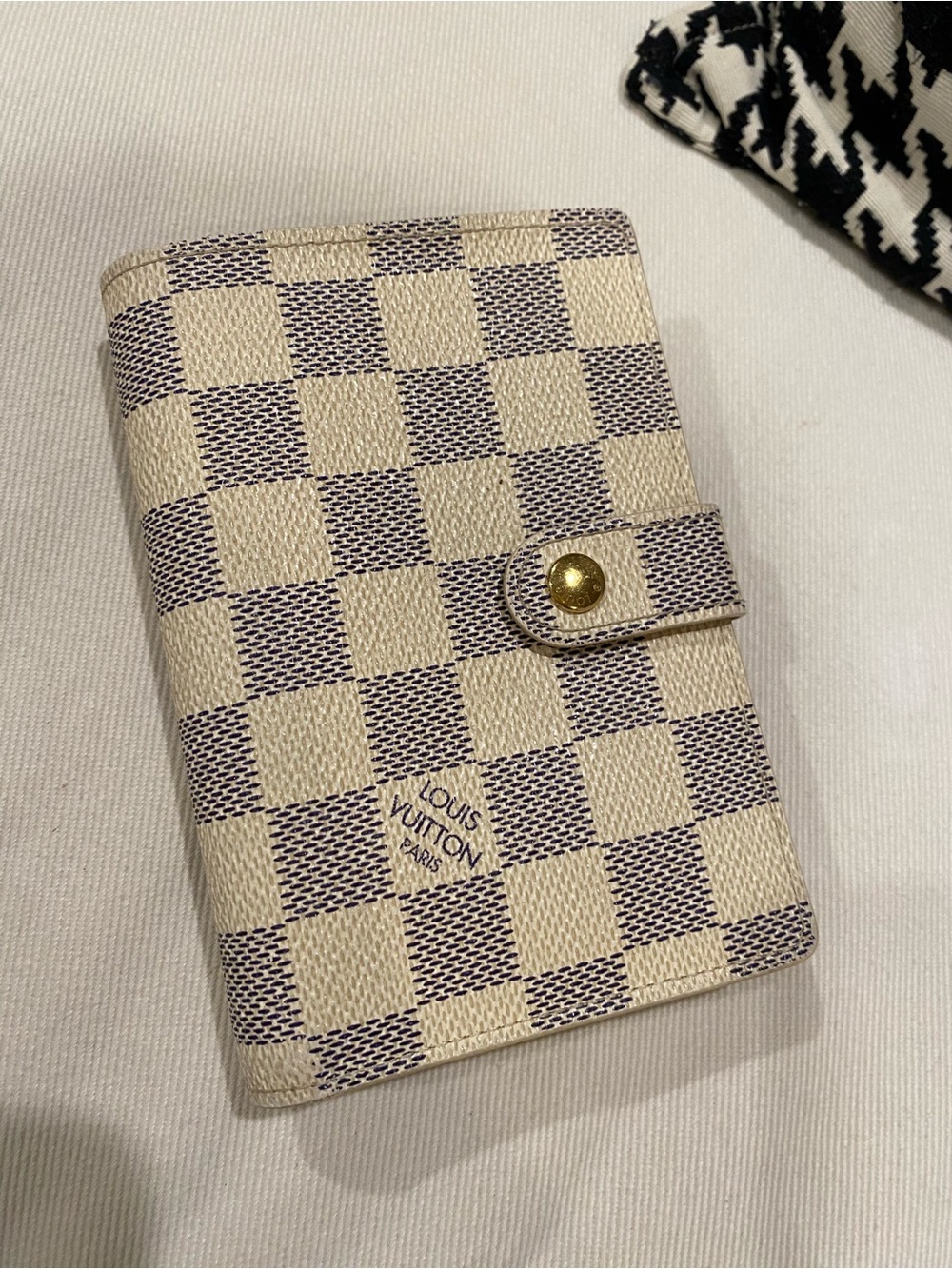 Louis Vuitton LV Damier Azur French Purse Wallet with Dust Bag